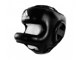 Шлем боксерский с бампером Adidas Pro Full Protection Boxing Headgear adiBHGF01 черный