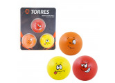 Эспандер кистевой Torres антистресс, 3 мяча d6,5 см, полиуретан AL0026 красный, оранжевый, желтый