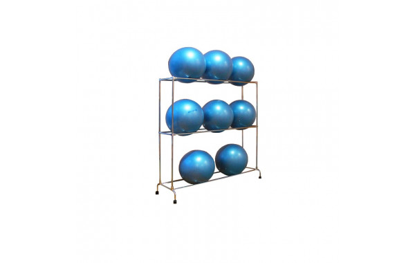 Стеллаж для гимнастических мячей (9 шт), 160x200x50см Spektr Sport 600_380