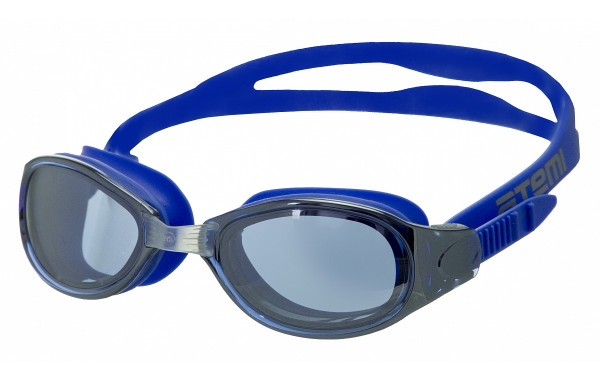 Очки для плавания Atemi B102M синий, зеркальные 600_380