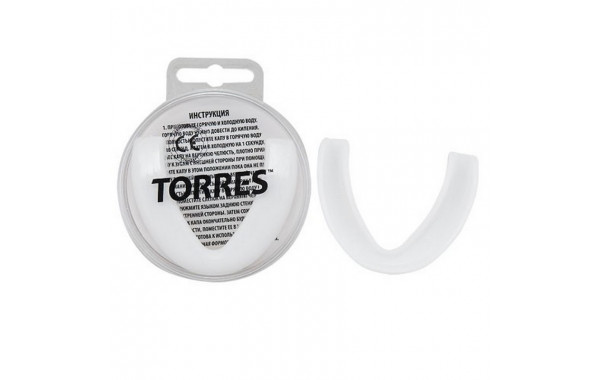 Капа Torres PRL1023WT, термопластичная, евростандарт CE approved, белый 600_380