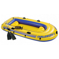 Лодка надувная трехместная Intex Challenger-3 Set