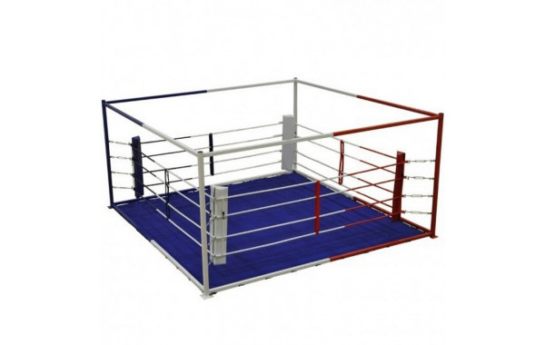Ринг боксерский рамный Atlet Боевая зона 4х4 м, монтажная площадка 5,6х5,6 м IMP-A434 600_380