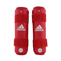 Защита голени Adidas WAKO Kickboxing Shin Guards красная adiWAKOSG01
