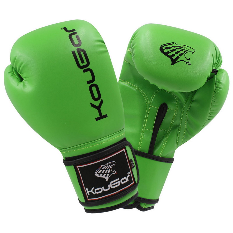 фото Боксерские перчатки kougar ko500-12, 12oz, зеленый
