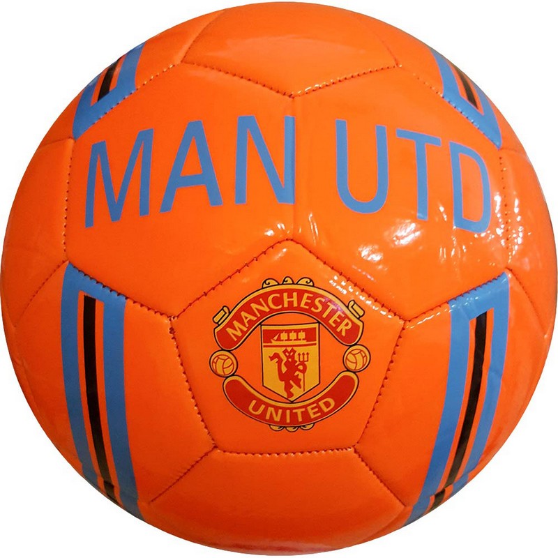 фото Мяч футбольный man utd, клубный, 3-слоя pvc 1.6 r18042-5 р.5 nobrand