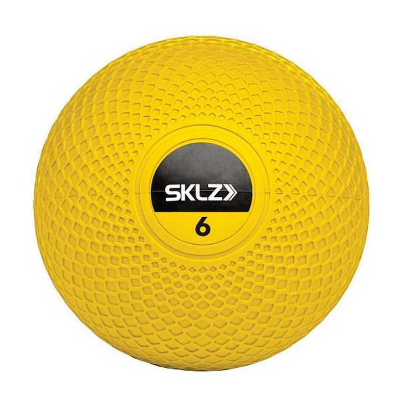 фото Мяч с утяжелением тренировочный sklz medball 6 mbrt-rtl-006