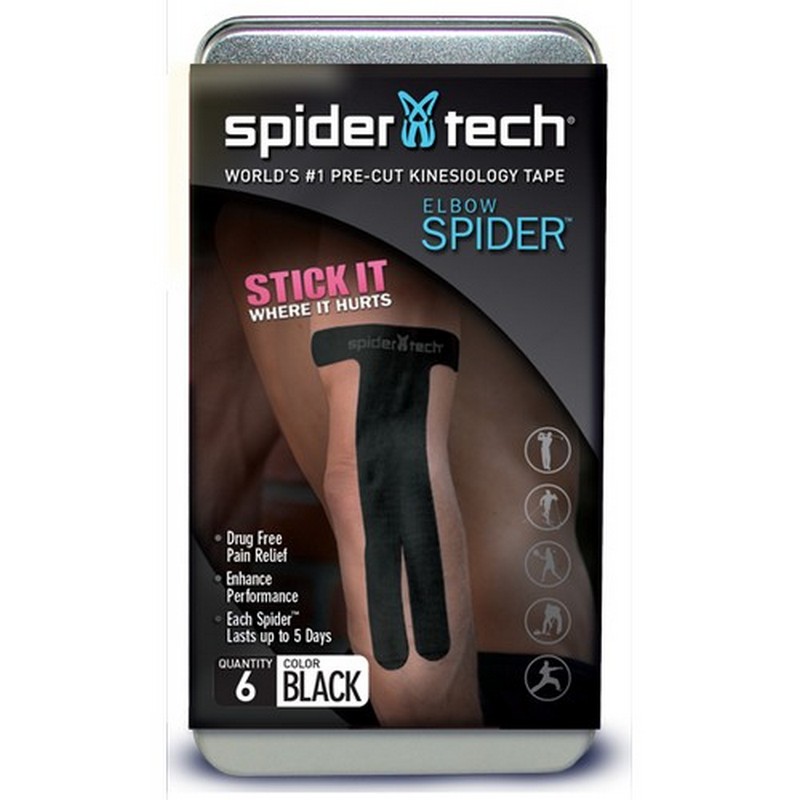 фото Тейп преднарезанный для локтевой части, 6шт spidertech ni0100.12.tn.21-23
