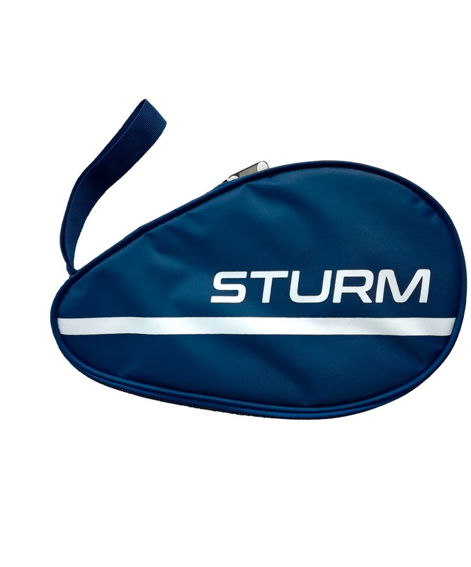 фото Чехол для ракетки для настольного тенниса sturm cs-01, для одной ракетки, синий