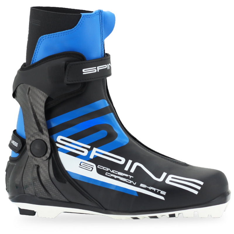 фото Лыжные ботинки spine nnn concept carbon skate (298) (черный/синий)