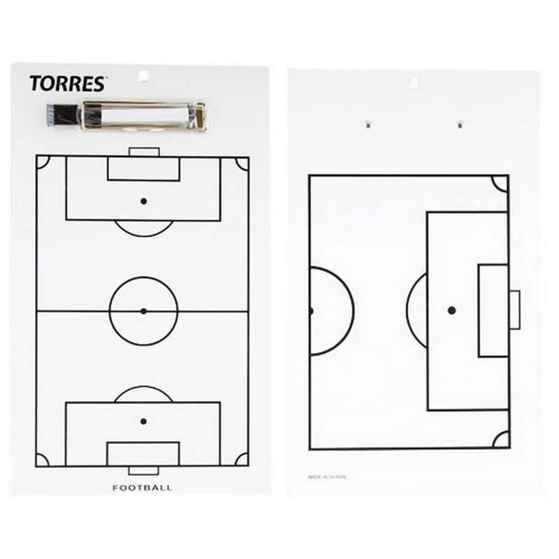 фото Тактическая доска для футбола torres tr1002s белая