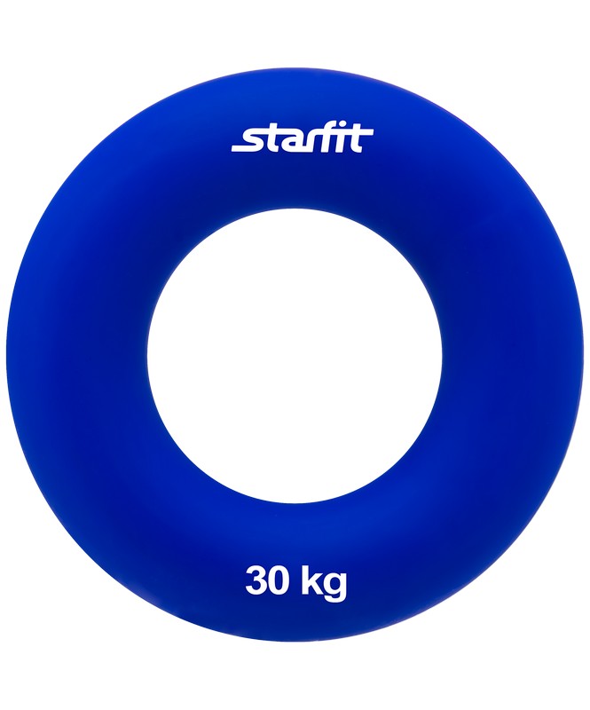 фото Эспандер кистевой star fit es-404 кольцо, диаметр 8,8 см, 30 кг, тёмно-синий