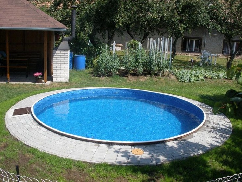 фото Морозоустойчивый бассейн azuro 402dl, круглый 4,6х1,2 м basic