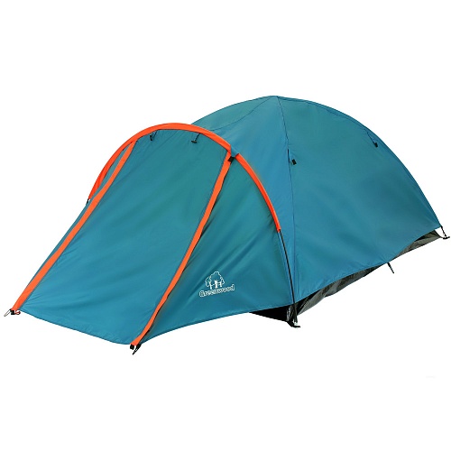 Палатка 2-х местная Greenwood Target 2 синий/оранжевый 500_500