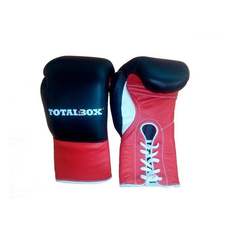 фото Перчатки totalbox профессиональные, цвет: черный с красным