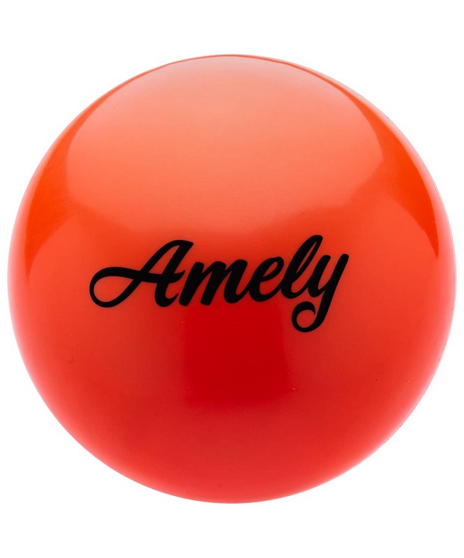 фото Мяч для художественной гимнастики amely d19см agb-101 оранжевый