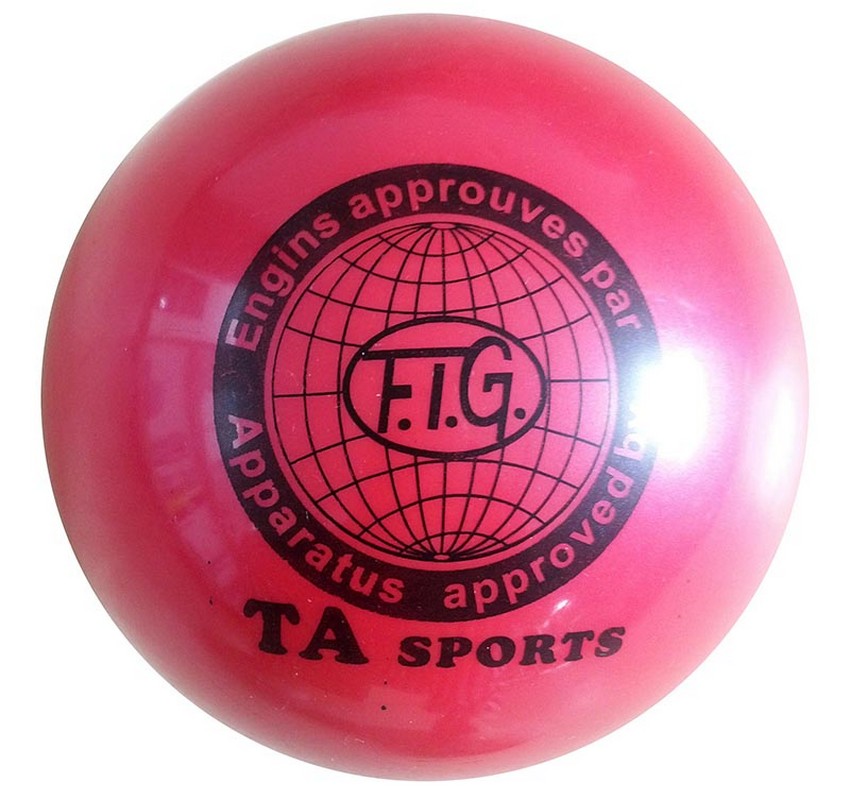 фото Мяч для художественной гимнастики indigo d=15 см красный