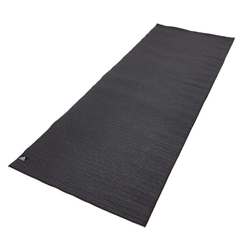 фото Коврик (мат) для горячей йоги 173x61x0,2 см adidas hot yoga adyg-10680bk черный