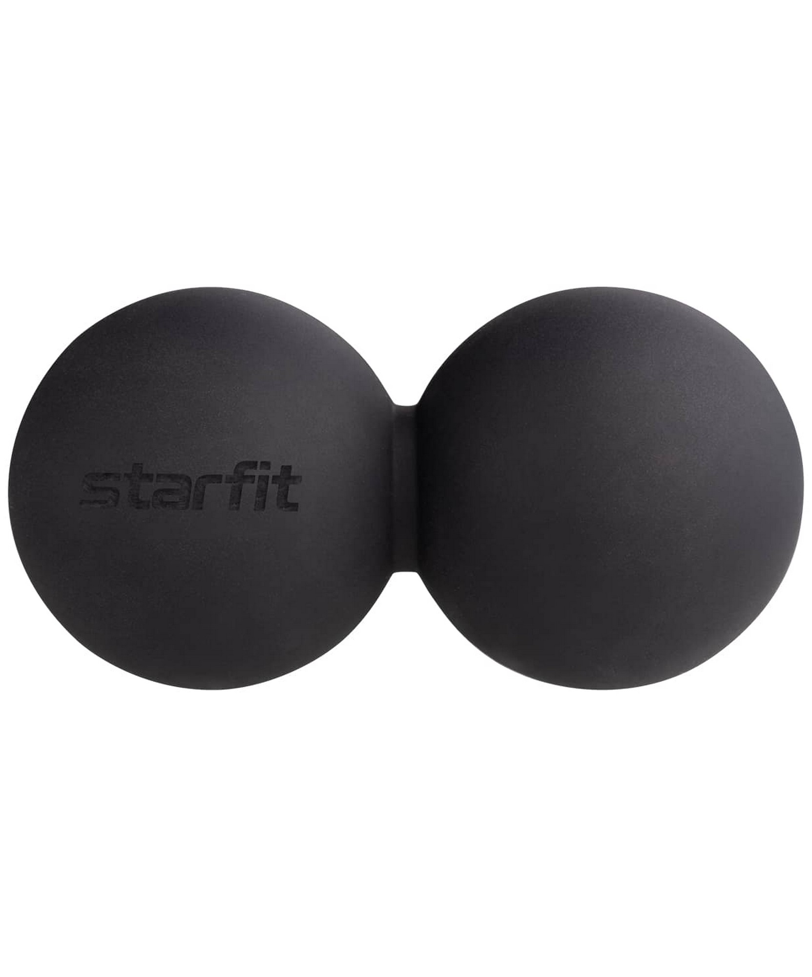 фото Мяч для мфр star fit 6 см, силикагель, двойной rb-102 черный