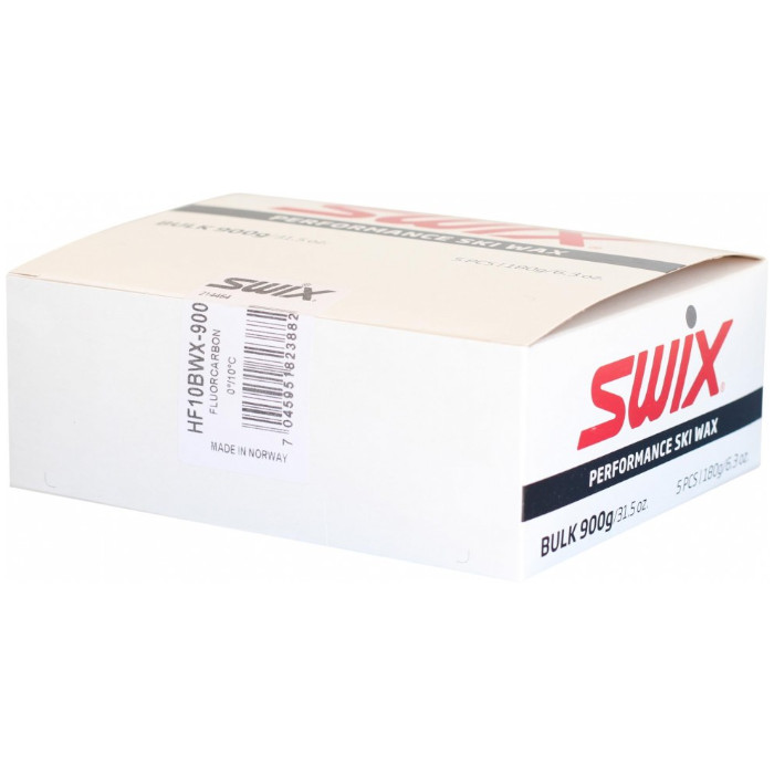 фото Парафин высокофтористый swix hf10bwx black (0°с +10°с) 180 г.