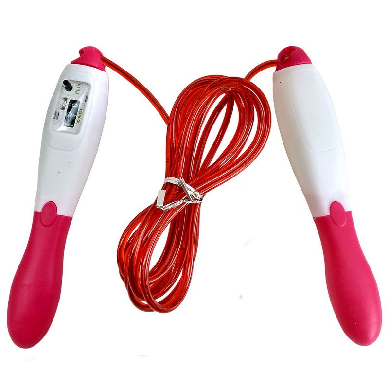 фото Скакалка со счетчиком 2,8 м (розовый) r18152-2 nobrand