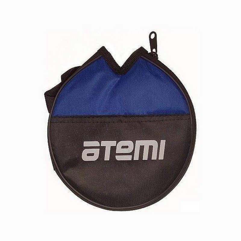 фото Чехол для ракетки для настольного тенниса atemi atc100 черный\синий