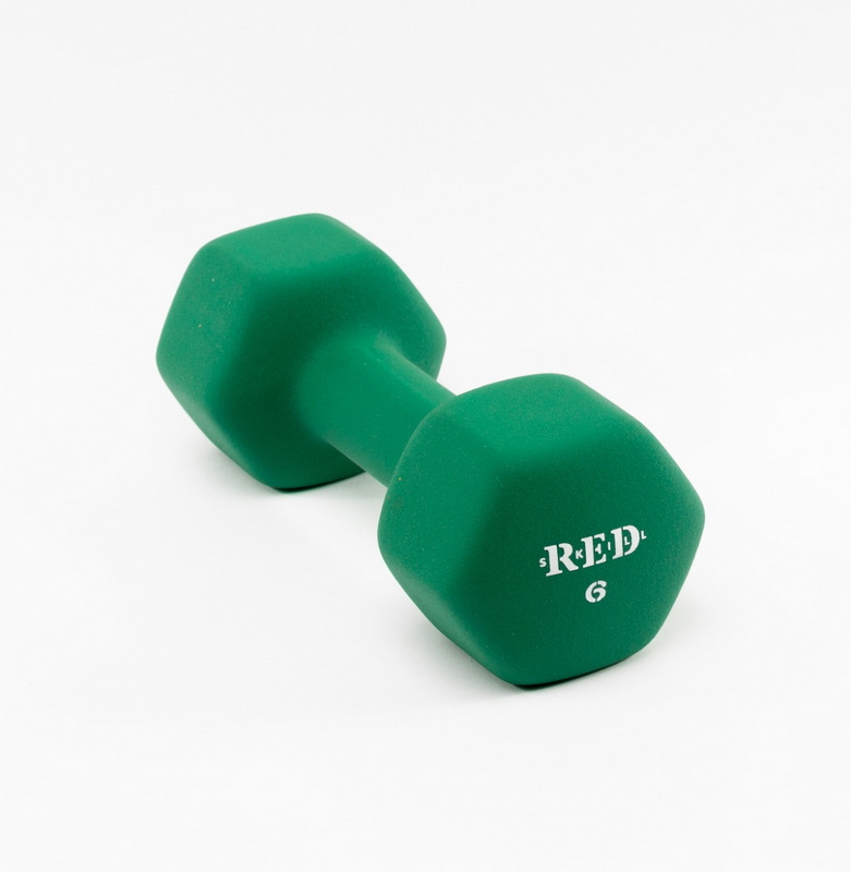 фото Гантель неопреновая red skill 6 кг