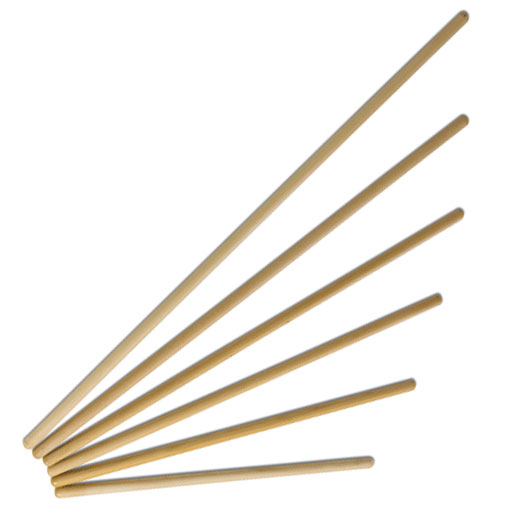 фото Гимнастическая деревянная палка sportex 100см, d28 мм