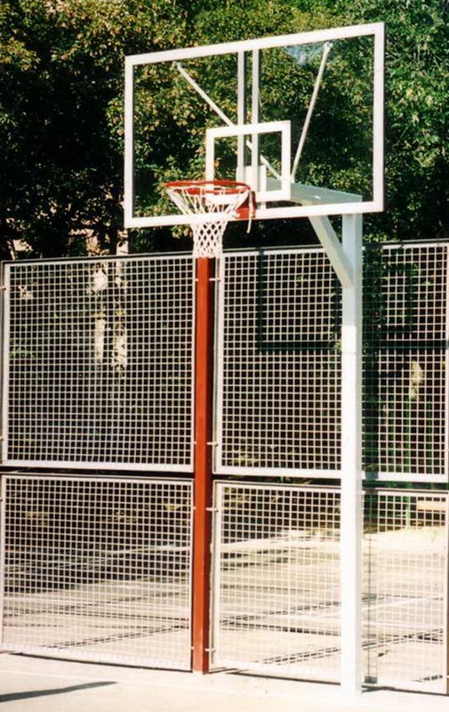 фото Стойка баскетбольная под бетонирование, вынос 1,2 м гимнаст 2.20