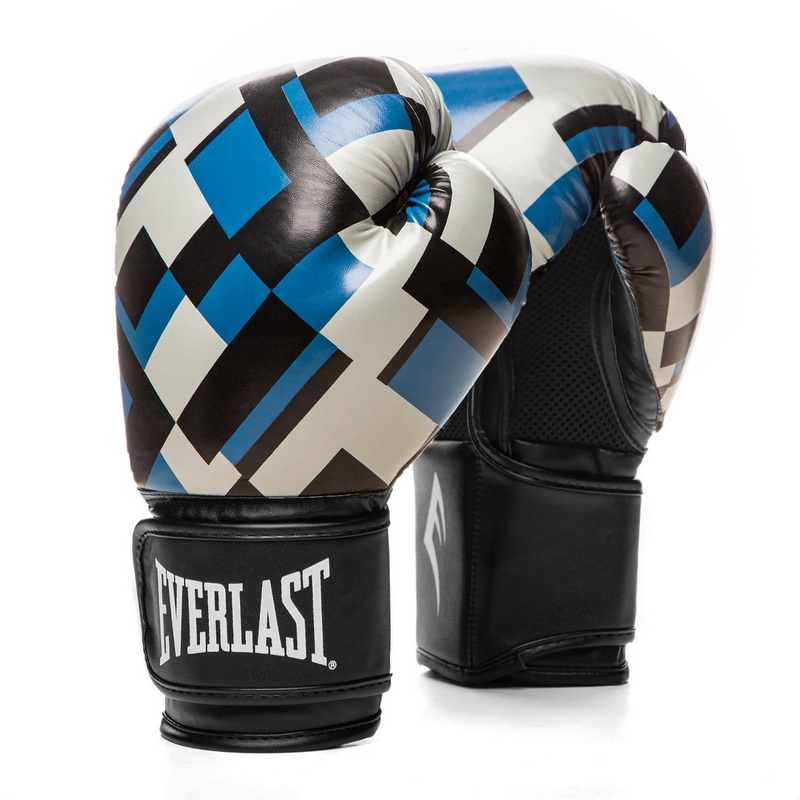 фото Перчатки тренировочные everlast spark 12oz син. клетка