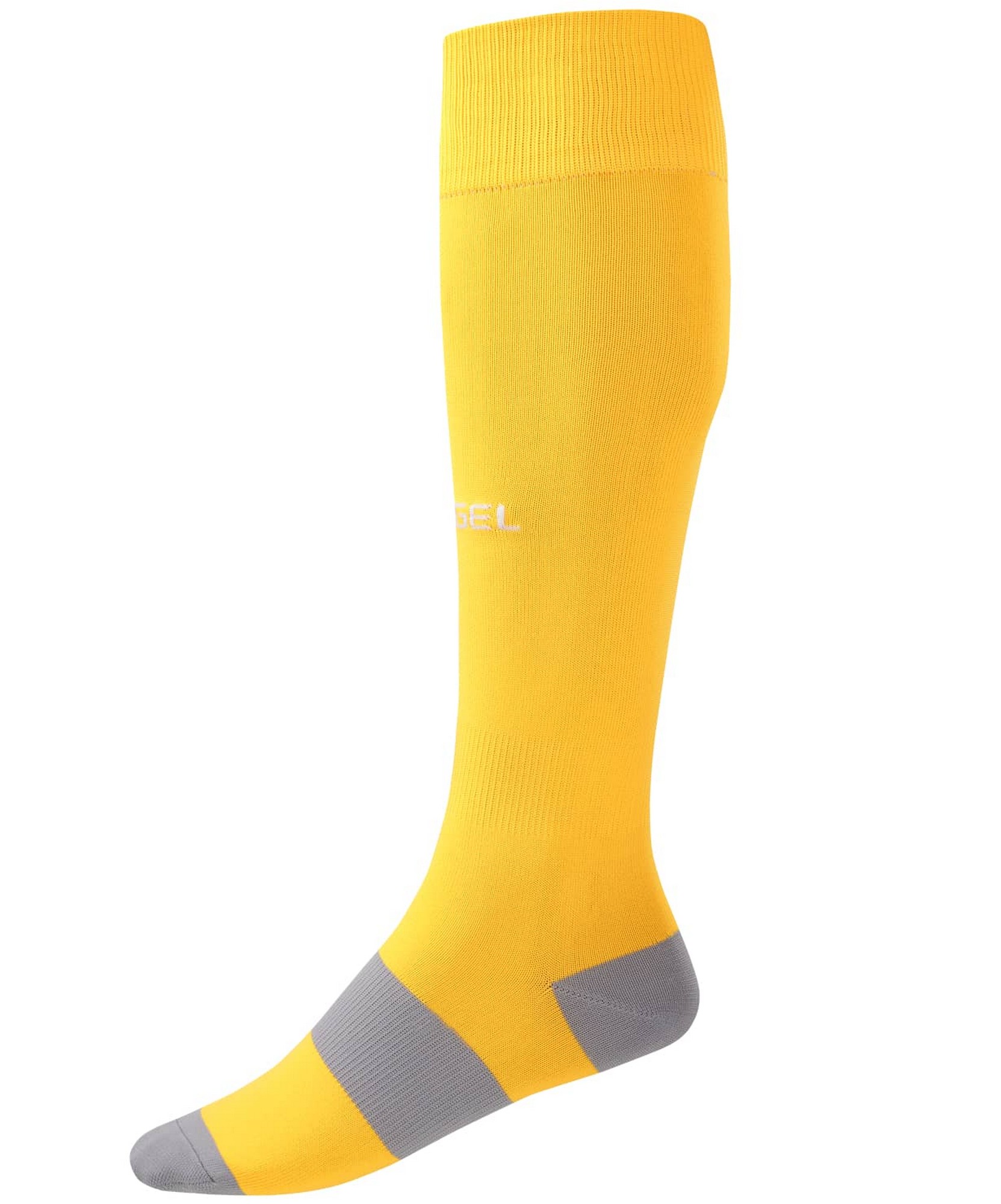 фото Гетры футбольные j?gel camp basic socks, желтый\серый\белый