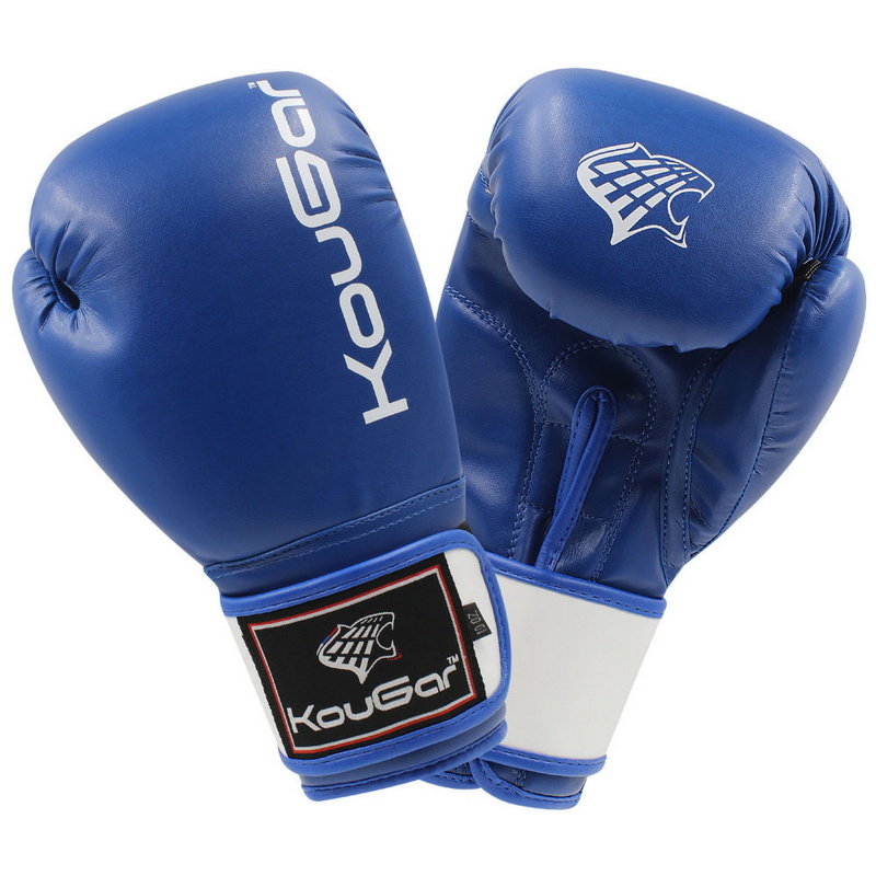 фото Боксерские перчатки kougar ko300-14, 14oz, синий