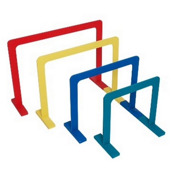 фото Дуги для подлезания фси матрешка, набор 4шт, h60;55;50;45см, фанера 9246 разноцветные
