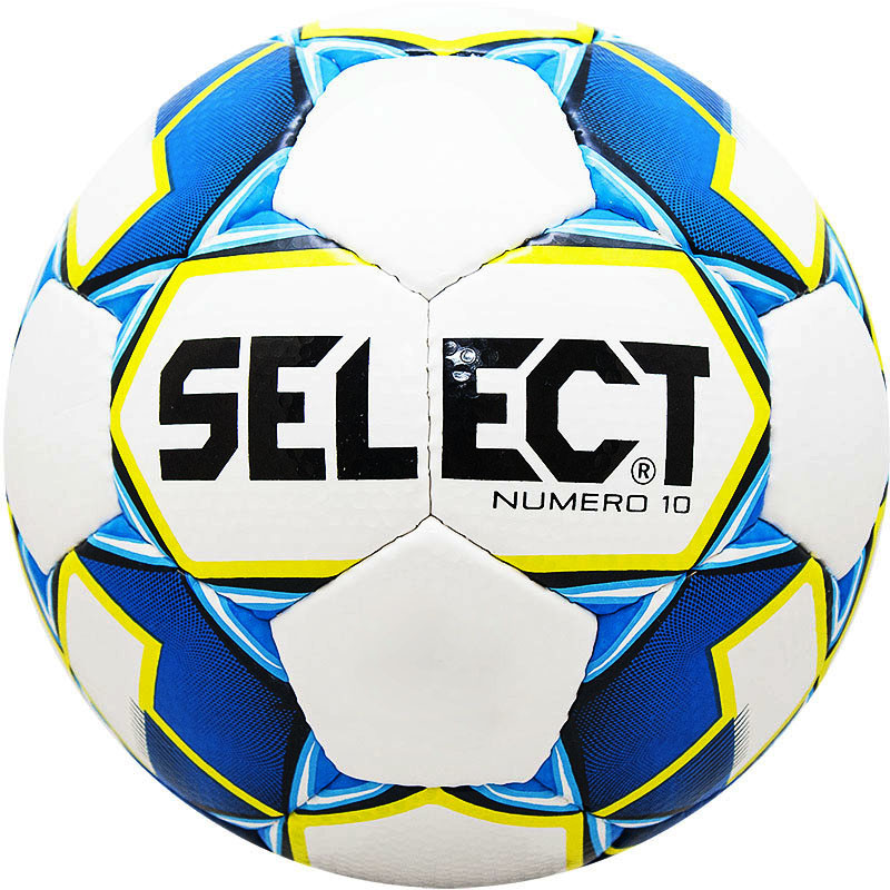 фото Мяч футбольный select numero 10 810508-020 р.4, бел-син-салат