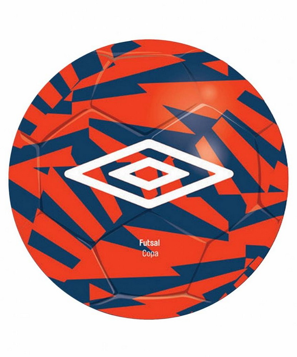 фото Мяч минифутбольный umbro futsal copa ball, 20856u-gka оранж/бел/син