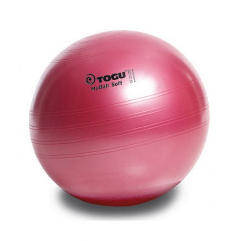 фото Мяч гимнастический togu my ball soft 418552 d=55 см красный перламутровый
