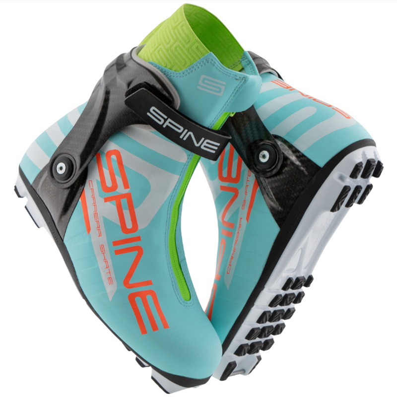 фото Лыжные ботинки spine nnn carrera carbon pro (598/10-m) (бирюзовый)