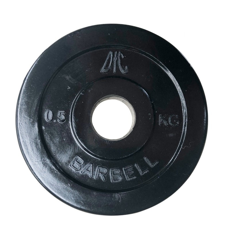 фото Диск обрезиненный d26мм dfc wp021-26-0,5 0,5кг, чёрный