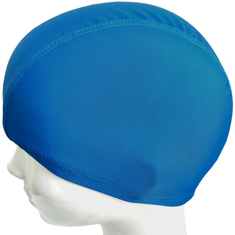 фото Шапочка для плавания полиамид-эластан c33457-1 синяя nobrand