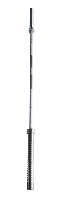 фото Гриф для штанги grome fitness l220 см d50мм мужской усиленный с замками plbc 20