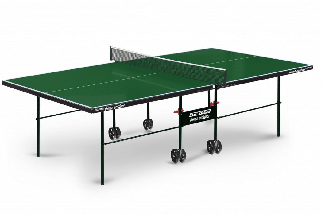 фото Теннисный стол start line game outdoor с сеткой green с сеткой 6034-1