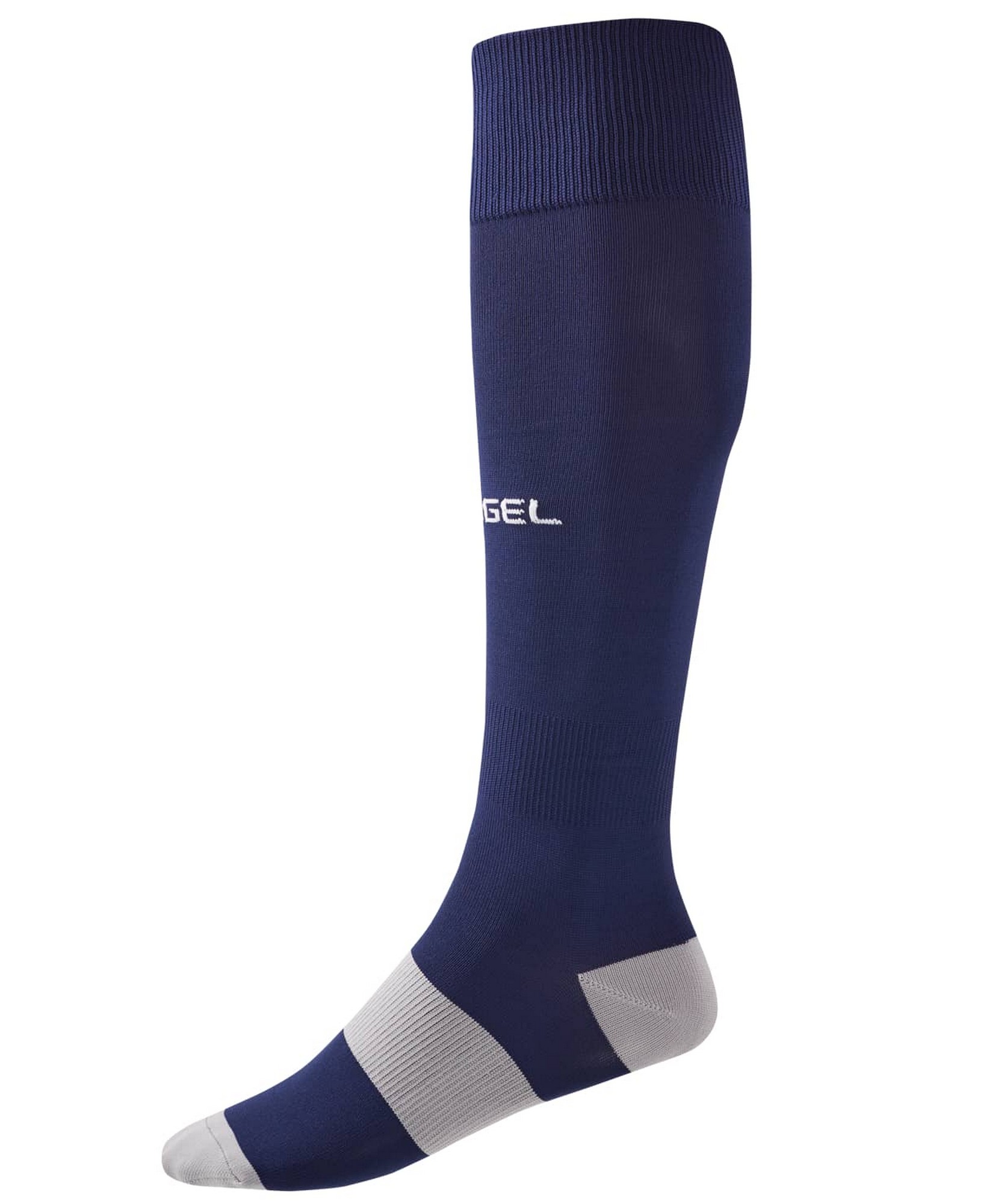 фото Гетры футбольные j?gel camp basic socks, темно-синий\серый\белый