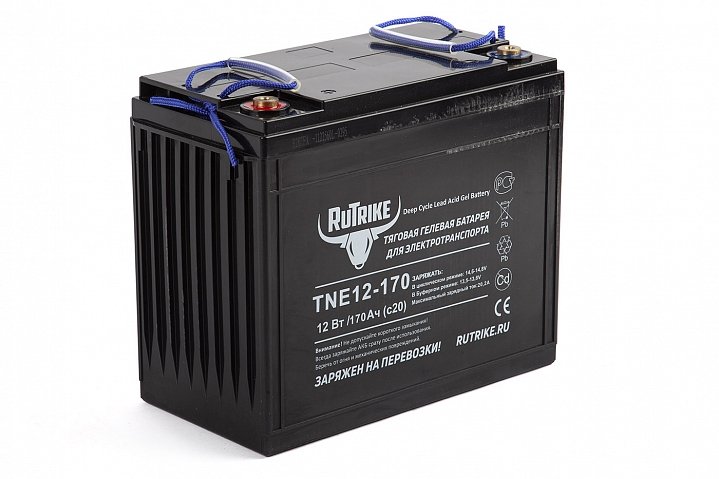 фото Тяговый гелевый аккумулятор rutrike tne 12-170 (12v135a/h c3) 22601