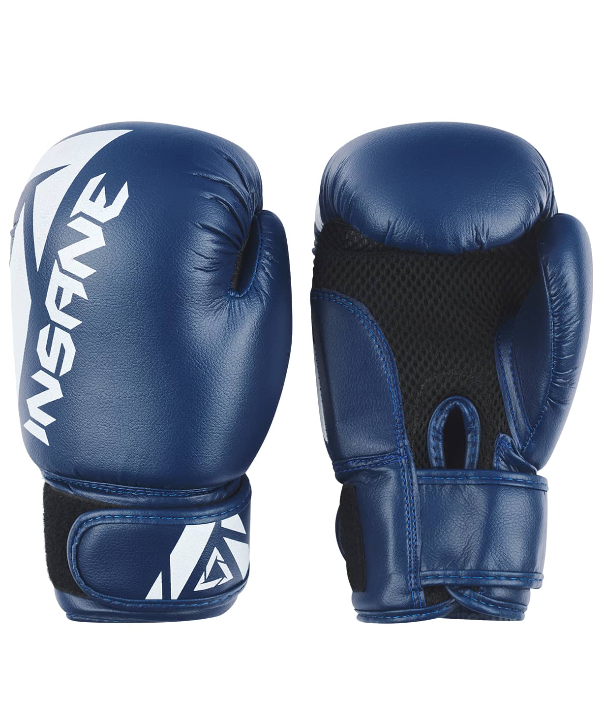 фото Перчатки боксерские insane mars, пу, синий, 12 oz