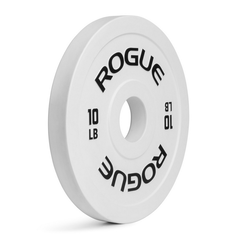 фото Диск бамперный rogue d50мм цветной 10 lb rogue fitness