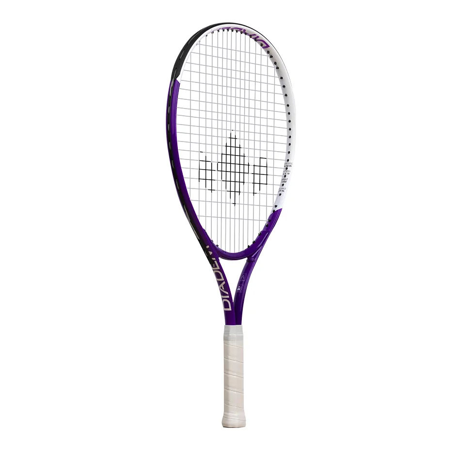 фото Ракетка для большого тенниса детская diadem super 23 gr00, rk-sup23-pr, для дет. 8-1 лет, алюминий, со струн, фиолет.