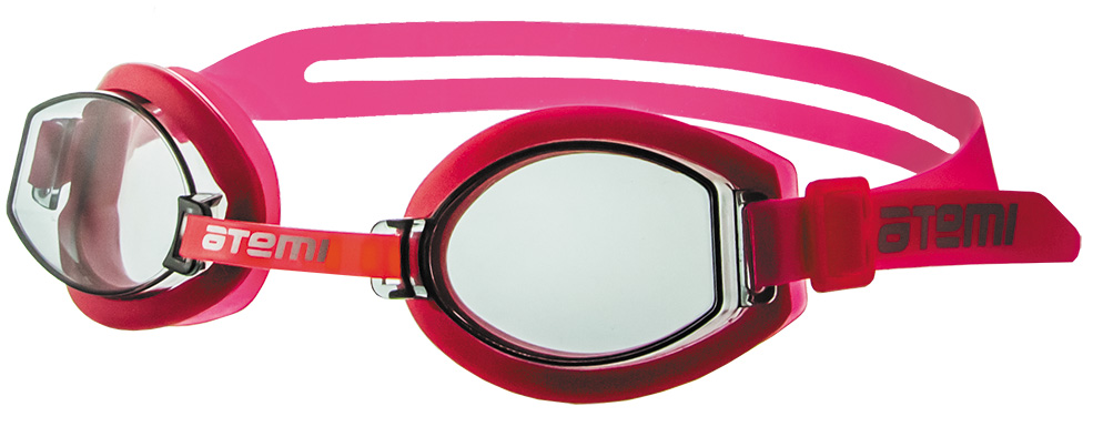 Очки для плавания Atemi силикон розовый S202 985_394