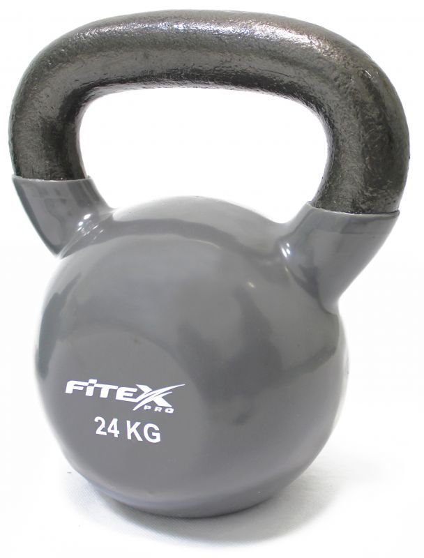 фото Гиря в виниловой оболочке 24 кг fitex pro ftx2201-24