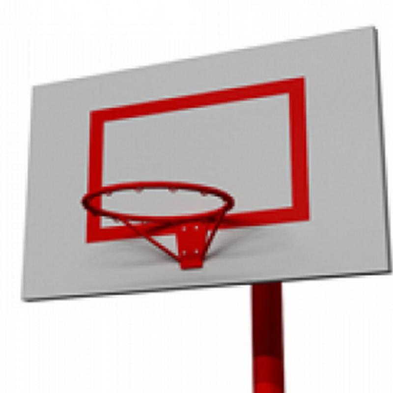 фото Баскетбольный щит с кольцом антивандальный hercules 2262