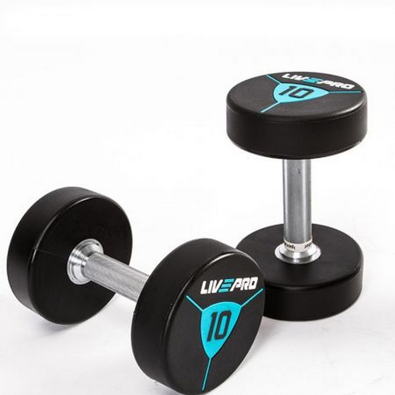 фото Гантели в уретане 46 кг live pro premium urethane dumbbells nl\lp8000-46\00-00-00